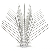 Bendable bird barb 50cm+pp base 60 barb 304 stainless steel bird spikes cat barb